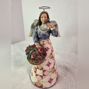 Jim Shore Heartwood Creek 2007 "Smell the Flowers" Ange 40089